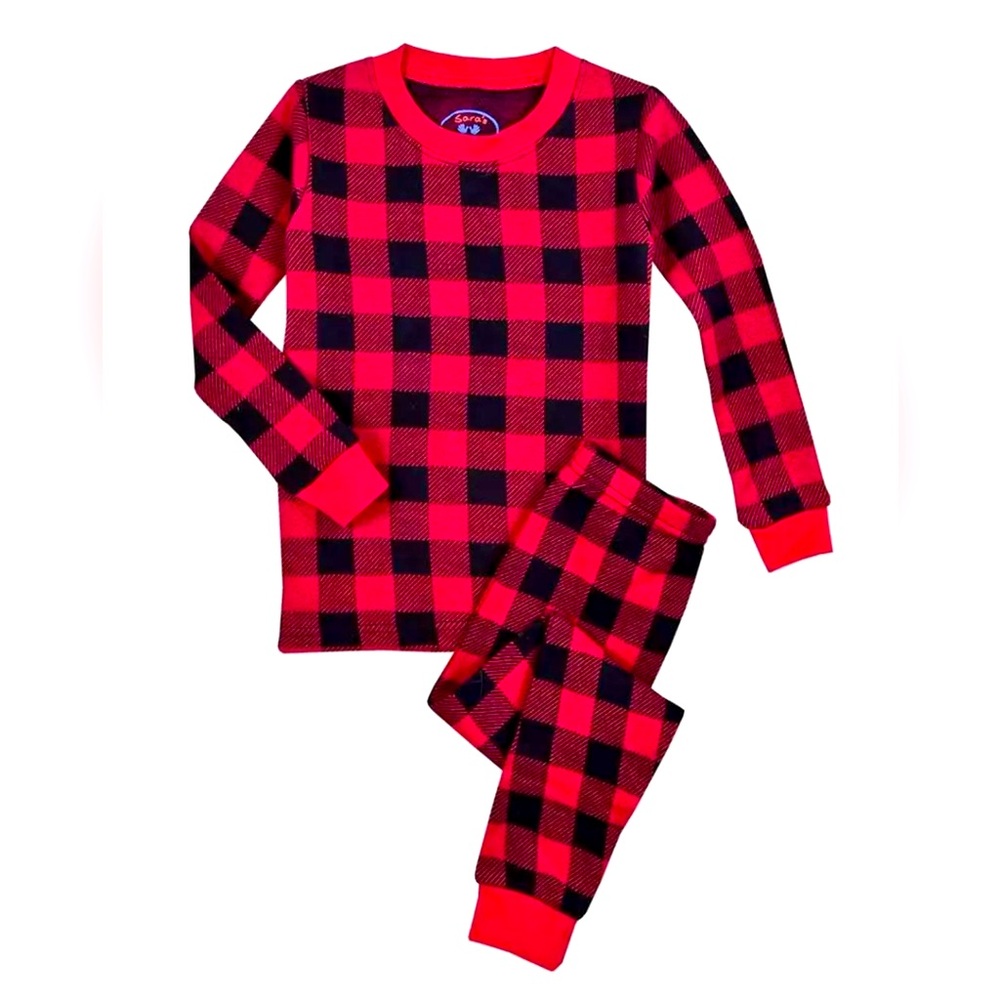 Sara’s Prints Buffalo Check Winter Pajamas